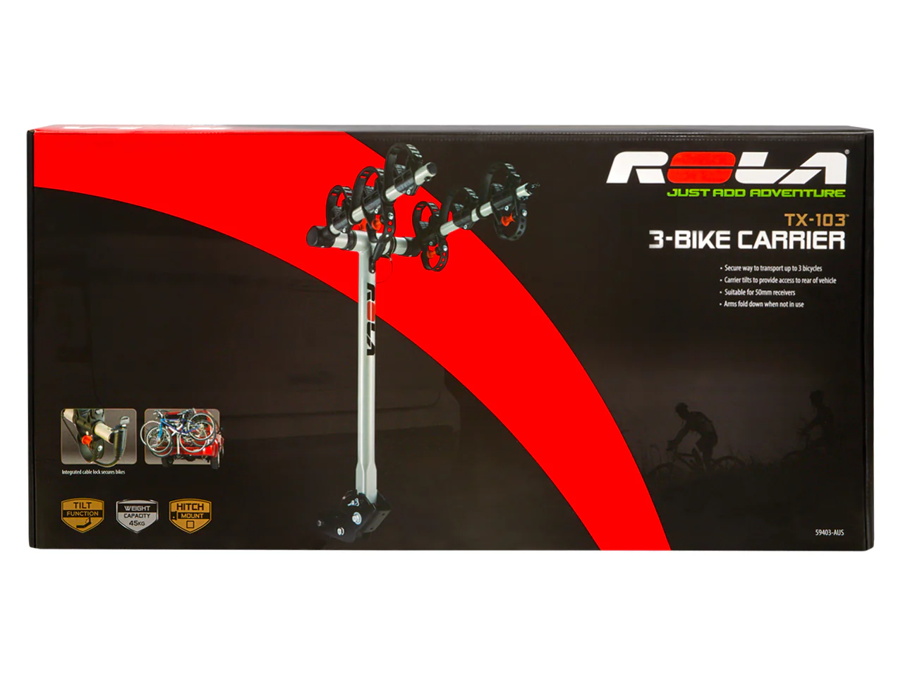 Hitch Mount - 3 Bike Carrier - Image 4