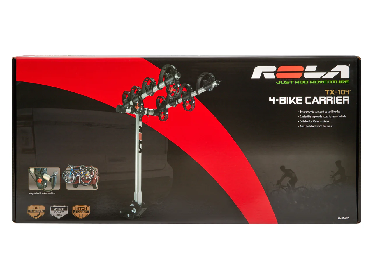 Hitch Mount - 4 Bike Carrier - Image 4